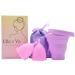 Ella y Yo menstrual cup - 2 menstrual cups of the sizes S and L sterilizer and cotton carrier bag - 100% soft medical silicone washable and reusable (S -L)