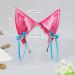 amangul Cartoon Ear Shape Hair Hoop with Bowknot Decors Hair Holder Cosplay Party Headwear for Teenagers Adult - Buy Online on GoSupps.com