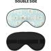 Geometry Snowflakes Sleep Eye Mask - Adjustable Strap Light Blocking Soft & Breathable Eye Shade for Men & Women - Pattern 19 - Buy Online on GoSupps.com