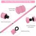 Popper Resistance Straps Rod - Portable Pilates Bar & Resistance Bands for Home Fitness | Pink Strength Training Yoga Equipment - Buy Online on GoSupps.com