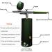 Mini Airbrush Makeup Kit with Compressor - Portable Elegance Airbrush for Tattoos, Cake Decorating, and Modeling in Green - Buy Online on GoSupps.com