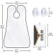 Leaflai Beard Apron - Waterproof Beard Bib with Suction Cups | Ultimate Beard Care Gift for Men in White - Buy Online on GoSupps.com