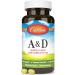 Carlson - A & D 10000 IU (3000 mcg RAE) Vitamin A 400 IU (10 mcg) Vitamin D3 Vision Support Skin Health 300 Soft Gels - Buy Online on GoSupps.com