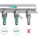 Pawfly 8-Way Aquarium Air Flow Regulator | Chrome Copper Splitter Valve for International Shipping - Buy Online on GoSupps.com