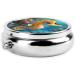 Cute Yellow Seahorse Portable Metal Pill Box | 3-Compartment Travel Organizer | Must-Have for Small Pills & Medication - International Shipping Available - Buy Online on GoSupps.com