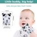 BPA-Free Panda Teething Mitts - Infant Teething Toy with Travel Bag (1 Pair) - Buy Online on GoSupps.com