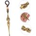 3D Beauty Ear Spoon Brass Earwax Pick Cleaner Tool - Female Form Body Keychain - Buy Online on GoSupps.com