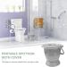 Chamber Pot Portable Toilet with Lids Plastic Bedpan Potty Urinals Urine Pots Buckets Spittoon Pee Jug for Adults Pregnant Women (Color : Grey) - Buy Online on GoSupps.com