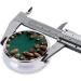 Pine Cone Border Round Pill Box | 3 Compartment Travel Organizer for Purse & Pocket - Buy Online on GoSupps.com