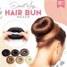4 Pcs Donut Wig Hair Bun Makers - Fashion Bun Shaper Set for Women & Girls - Light Brown Hairstyle Tool - Buy Online on GoSupps.com