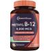 Doctor's Recipes Vitamin B12, Methylcobalamin 5000 mcg 90 Fast Dissolve Tablets, Natural Peach Flavor, Vegan Methyl, Most Active Form of B-12, Energy Metabolism & Nervous System, Non GMO, No Gluten