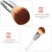FRCOLOR 2pcs Makeup Brush Set - Foundation & Eyeshadow Applicator | Artificial Fiber - White - Perfect for Flawless Face Makeup - Buy Online on GoSupps.com