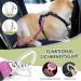 Slowton Dog Harness with Safety Belt for Car - Breathable Light Pink Seat Belt with 2 Carabiner Hooks | Medium Size - Buy Online on GoSupps.com