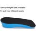 Buy Increasing Insoles for Men's Shoes - PU 2-4cm Sport Comfort Inserts | Height Increase Foot Pillows - Buy Online on GoSupps.com