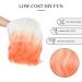 Yamel Wavy Bob Wig with Bangs - Shoulder Length Short Curly Ombre Synthetic Hair Wig in Bright Orange for Women - Buy Online on GoSupps.com
