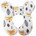 Baby Travel Pillow KAKIBLIN Baby Neck Pillow baby head support for car seat Pushchair baby neck support Yellow Fox