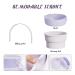 3-in-1 Silicone Make-Up Brush Cleaner & Holder - Clean Store Dry Cosmetic Brushes & Sponges (Purple) | International Shipping - Buy Online on GoSupps.com