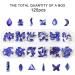 120 Pieces Flatback Rhinestones for Crafts Nail Gems Gemstones Crystals Jewels Craft Glass Diamonds Stones Bling Bedazzler Kit with Tweezers and Picking Pen 12 Colors 12 Shapes Rhinestones for - Buy Online on GoSupps.com