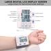 LotFancy Wrist Blood Pressure Monitor - Fully Automatic BP Cuff - 4 Users, 120 Memory - Large Screen Digital Home BP Machine - Buy Online on GoSupps.com