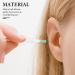 GANAZONO 6 Pcs Silicone Ear Scoop Replacement Heads Transparent Reusable Ear Wax Removal Tips Fit for Adults - Buy Online on GoSupps.com