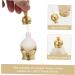 minkissy 1pc Perfume Bottle Humidifier Freshener Diffusers Fragrance Small Perfumes Aroma Essential Oil Perfume Refillable Empty Bottle Travel Glasses Middle East Composite Material 9X4X4CM Golden - Buy Online on GoSupps.com