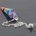 Reiki Energy Healing Crystal Point Dowsing Pendulum Dowser With 7 Chakra Type - Buy Online on GoSupps.com