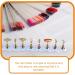 Beavorty 2 Sets Acrylic Nail Stand for Press on Nails Display Fake Nails Holder Nail Tips Stand Fingernail DIY Nail Base for Home Salon Supplies - Buy Online on GoSupps.com