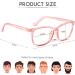 COOLOO Blue Light Blocking Gaming Glasses | Anti Glare & Headache Relief | Blue Light Filter | Lightweight Fashion Design | 16-pink+black Red - Buy Online on GoSupps.com