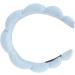 Soft And Absorbent Sponge Headband for Women - Prevent Slip Cute Padded Hair Band with Elastic Blue - Buy Online on GoSupps.com