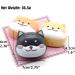 Cute Shiba Inu Contact Lens Container with Mirror & Tweezers - Portable Eye Care Kit for Home & Travel (Yellow) - Buy Online on GoSupps.com