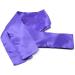 Luxurious Satin Eye Mask for Women - Adjustable Soft Blindfold for Travel and Sleeping in Purple - Buy Online on GoSupps.com