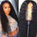 Suszian Lace Front Real Hair Wig for Black Women - Deep Curly & Long Adjustable Wig with Baby Hair - Buy Online on GoSupps.com