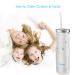 Buy Pyle Electric Water Flosser Jet - Cordless Portable Dental Irrigator with Rechargeable Battery | Compact Oral Care Kit for Adults & Kids | PHWF15WT - International Shipping Available - Buy Online on GoSupps.com