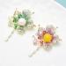 Pin Jewelry Gifts for Women Ladies Fashion Accessories Ladies Elegant Fringed Flower Brooch Designer Pin Flower Shape Party Banquet Brooch Brooches & Pins - Buy Online on GoSupps.com