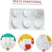 HOMSFOU Love Rose Mold Butter Molds Cake Stencils Love Heart Mini Ice Cube Trays Candy Molds Silicone Molds for Candles Pallets Heart Silicone Molds Multipurpose 3D Flower Model Silica Gel - Buy Online on GoSupps.com