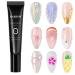 RARJSM 3D Sculpting Gel for Nail Art Designs DIY Nail Charms Rhinestone Glue 3D Nail Craving Gel Polish Clear Painting Drawing Sculpture Gel UV LED Curing Requires Nail Decoration Manicure Design
