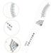 Balacoo 10pcs Eyelash Measuring Tool - Essential Lash Measure Ruler for Extensions & Techs - Perfect for Curly Eyelashes - Buy Online on GoSupps.com