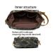 ROYALFAIR Waterproof Waxed Canvas Toiletry Bag for Men with Leather Handle - Durable Outdoor Dopp Kit (Camouflage) - Buy Online on GoSupps.com