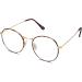 Shop SJ5024 Vintage Round Blue Light Filter Glasses for Men & Women - Leopard Frame Anti-Blue Light Computer Glasses - Buy Online on GoSupps.com