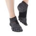 Knitido+ Umi ABS toe socks for Pilates and yoga with arch support 35-38 black (09)
