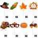 Thanksgiving cupcake decoration Thanksgiving turkey logo set theme - Buy Online on GoSupps.com