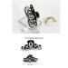 Yusier Lotus Rhinestone Hair Clip - Sparkling Diamond Crystal Grab Clip for Women - Black Hair Accessories - Buy Online on GoSupps.com