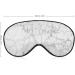 Buy Adjustable White and Black Marble Texture Sleep Mask for Women - Comfortable Eye Shades Cover with Elastic Strap | International Shipping Available - Buy Online on GoSupps.com