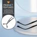 Operitacx Universal Glasses Temples - Adjustable Replacement Legs & Accessories for All Frames - Buy Online on GoSupps.com