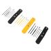 MAGICLULU 3 Sets Ear Pick Set Ear Wax Removal Q Grips Earwax Remover Earwax Cleaner Ear Wax Scoop Ear Pick Removal Kit Cleaning Scraper Tool Earwax Picker Portable Ear Spoon Pu Assorted Color 9.2X0.5X0.5CM