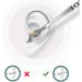 2Pcs/Set Dual-end Ear Pick Set Curette Ear Wax Remover Spiral Spring Earpick Stainless Steel Ear Cleaner - Buy Online on GoSupps.com