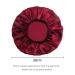 Quesuc Elegant Sleep Hat for Women - 2 Piece Silk Satin Cap with Wide Rubber Band | Sleep Hair Care Accessory (Red Wine) - Buy Online on GoSupps.com