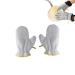 Wire PVC Dishwashing Gloves Silver Wire Surface Anti Scald Kitchen Cleaning Gloves Soft Dishwashing Artifact Rag Gloves A One Size
