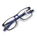 VAKUUM Progressive Multifocus Reading Glasses Blue Light Blocking sports Readers Portable Trifocal Eyeglass for reading sports (Color : Navy Blue Size : 3.5x)