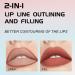 YOUNG VISION Gourd-Shaped Precision Liquid Lipstick & Lipliner - Nude Matte Perfection | International Shipping Available - Buy Online on GoSupps.com